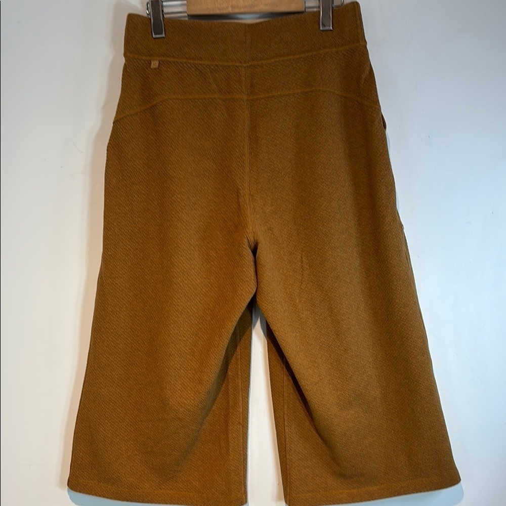 Lululemon Can You Feel The Pleat Crop pants Heathered Spiced Bronze size 10 - Picture 9 of 12